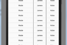 使用RecyclerView来绘制Android表格-代码狗