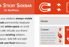 jQuery三行代码实现侧边栏跟随固定浮动效果-代码狗