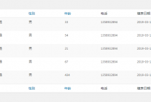 WordPress使用WP_List_Table显示自定义数据表数据-代码狗